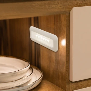 Modern LED Cabinet Light Wall Mounted 5V Crystal and PC Shade for Kitchen Bedroom Closet Application