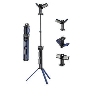 Portable Foldable Work Light with Tripod 10000Lumen LED Rechargeable Custom Job Site Work Light Waterproof Worklight Work Lamp