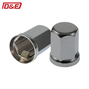 Support Customize Manufacturer Chromed Plastic 33mm 62mm Nut Cover for Truck Wheels