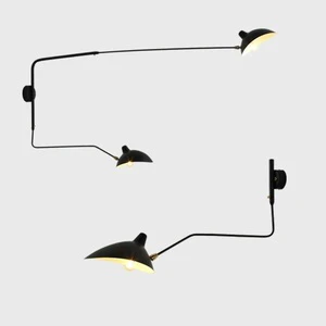 AB Modern LED Wall Lamp Black White Rotating Sconce Iron 3500K-6000K Color Temp Home Decoration Wall Light