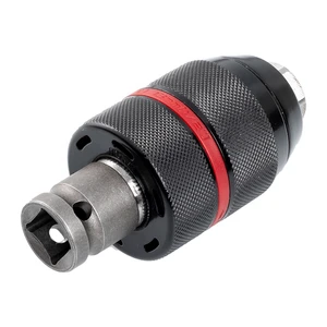 13mm Keyless Chuck For Impact Wrench Li-on Power Tool Parts Chuck With Adapter Locking System 1/2'-20 UNF Wrench Convertor