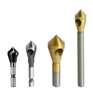 Hot Sale 1-4mm 4241 90 Degree 0 Flute HSS Slanting Hole Countersink Deburring Drill Bit for Metal Counter Sink Drilling
