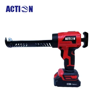 AKX-43 600ml Cordless Sausage Caulk Gun 20V Lithium-ion Electric Caulking Gun with 300kg High Thrust for Bulk Sealants