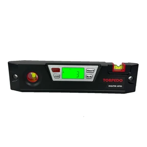 Precision Level with Magnetic Base | Backlight Digital Inclinometer ±0.05° Accuracy for Carpentry Metalworking (OEM)