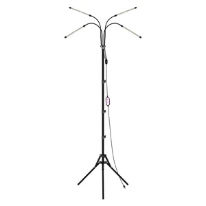 Red Warm Full Spectrum LED Plant Grow Light With Remote, Adjustable Clip & Tripod For Indoor Succulents, Seedlings