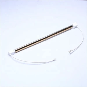 Gold Plated IR Lamp 230v Paint Drying Lights 1000w Infrared Lamp