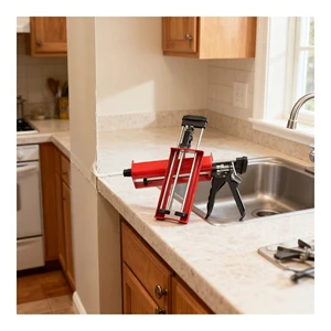 Manual Double Caulking Gun Metal Body Precision Control Suitable for Construction Decoration & Repair