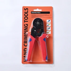 Compact HSC8 6-4A Quadrilateral Crimping Pliers 0.08-10mm² Tube Ceimper Crimper for Electricians Special Pliers