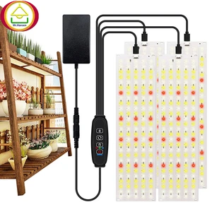 LED Plant Growth Light Full Spectrum Indoor for Vegetables Flowers Aquarium Nursery with Timer