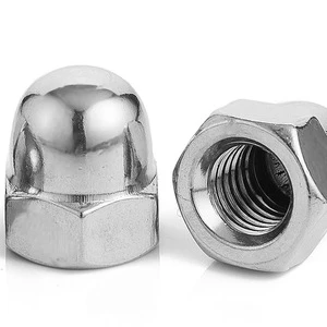 DIN1587 Stainless Steel M12 M14 X 1.5 Wheel Nuts Locking Lug Nuts Automotive 10-24 X 1/2