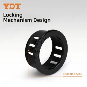 Plastic Nylon SB Snap Bushing, Electrical Cabinet Wire Feed-through Ring, Panel Hole Cable Protector Wire Sealing Grommet Sleeve