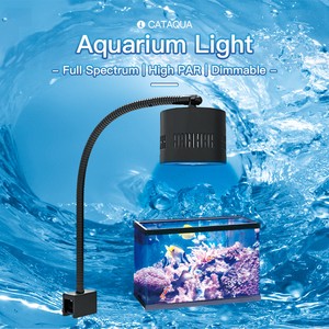 Energy Saving Aluminum Alloy Low Heat Waterproof Full Spectrum Aquarium Plant Light for Aquaculture Tank