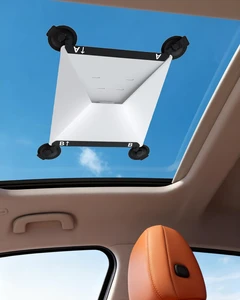 Starlink Mini Plastic Suction Cup Stand for Car/RV/Boat/Sunroof-Adjustable Height Durable Shock Mount Strong Grip Stable Mount