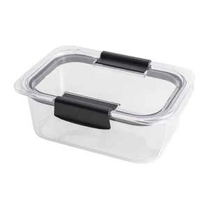 BPA Free Airtight Food Storage Containers with Lids Set of 4 (4.7 Cup) Ideal for Lunch Meal Prep