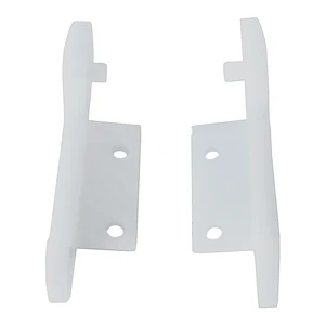 Modern 4 Inch White Nylon/Plastic Endlock Plug for Commercial Rolling Door Latch Parts Screw Installation 1 Year Warranty Easy
