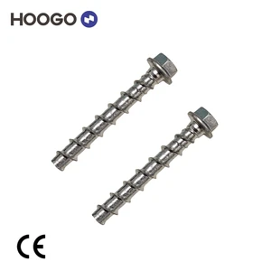 Factory Direct High Load Multi Base Material Concrete Screw Anchor for Engineering Systems