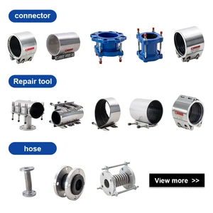 Heavy-Duty Double Band Corrosion-Resistant Pipe Repair Clamp Stainless Steel Leak Fix Water/Gas Pipelines 25Bar Pressure Rated
