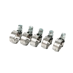 Stainless Steel 201 304 316 Carbon Steel American Type Heavy Duty Pipe Clamp W1 W2 W4 Worm Gear Hose Clamp