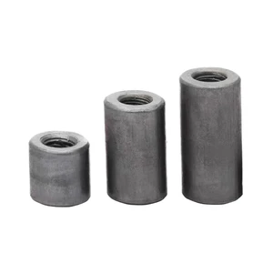 Hot Sale Carbon Steel Stainless Steel Round Spacer M6 M8 M10 Round Connector Nuts With Internal Thread For Coupling Nuts