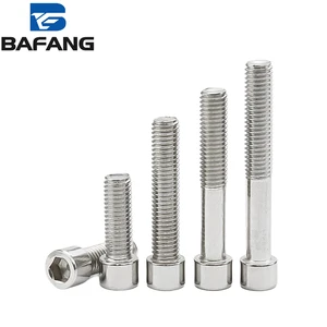 304 Stainless Steel Zinc Plated High Quality Cylindrical Head Hexagon Socket Bolt DIN912 Grade A2-70 All Sizes Can Be Customized