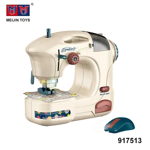 Battery Operated Toys Mini Sewing Machine Kids with Lights