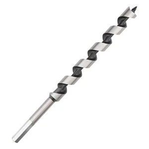 Long Carbon Steel Drill Bit with 6-25mm Wood Auger 230-460mm Twist Drill Bit for Wood Hole Drilling 10mm 8mm 6mm Diameter