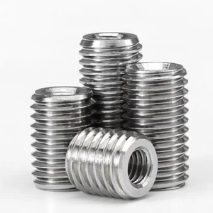 Self-Tapping Thread Insert Nut M3 Left Hand Thread Self-Locking Knurled Nuts for Heavy Industry Use