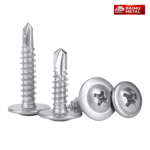 Industrial Grade M10 Stainless Steel Self Drilling Screw Zinc Plated Anti-Corrosion Drill Tail Self Tapping Screw
