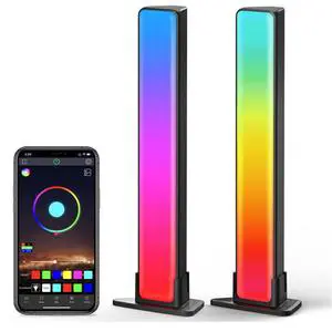 Smart Light Bar TV Backlight with Scene Modes and Music Modes, APP and Wireless Control Ambient Lighting Bars for Entertainment
