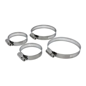 American Hose Clamp 201 Stainless Steel China Factory Pipe Clips for Pipe Tube Hosing Heavy Duty Saddle