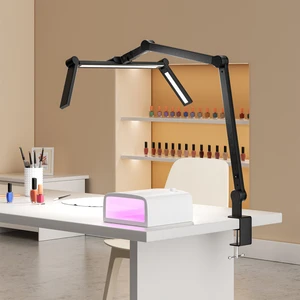 OEM Custom 6000k Adjustable 5 Brightness Led Sewing Machine Lights Manufacture Smart Office Manicure Table Lamp for Nail Desk