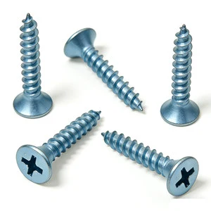 Blue White Zinc Fine Thread Drywall Screw for Gypsum Board