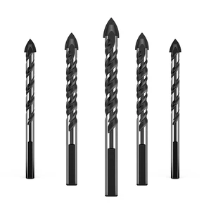 Huhao Professional 6/8/10/12mm Twist Drill Bit Sets Hexagon Shank Cement Masonry Concrete Marble Ceramic Tile Brick Drill Bit