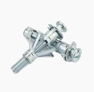 Hollow Wall Expansion Bolt Q235 Carbon Steel Blue Zinc Aircraft Anchor for Gypsum Board Hollow Wall Curtain Wall Installation