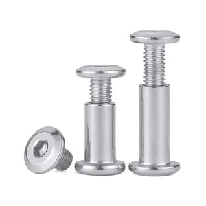 High Quality Factory 304 Stainless Steel Rivet Round Head Male and Female Double Cap Rivets for Furniture