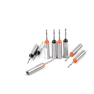 YASEN KJ2 High Performance Blind Hole Drill Bit for CNC Woodworking Steel Red/Black 10x20mm Shank 2/4 Flute Long Life