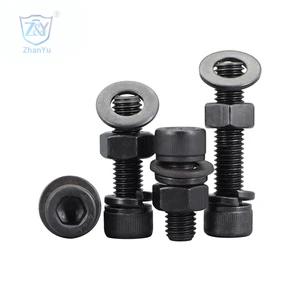 Hex Socket Head DIN GB Bolt With Nut Washer Combination Hex Socket Bolt Hex Socket Screw Bolt