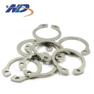 Custom 304 316 Stainless Steel DIN127/GB93 Spring Split Lock Washer Retaining Ring Circlips for Hole-type
