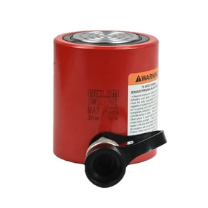 Professional Manufacturer BMSL-302 Single Acting Low Height Hydraulic Cylinder Jack 30Ton 62mm Stroke for Construction Lifting