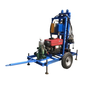 Water Well Drill With a Variety of Drill Bits for 100 Meters and 200 Meters Underground