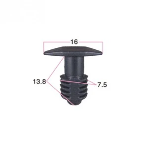 100pcs Fit for Many Other Vehicles Auto Parts Weatherstrip Fastener Rivet Clips Car Seal Strip Clips Fasteners