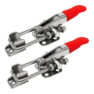 HM3515 Heavy Duty Toggle Clamp Capacity 400LBs 304 Stainless Steel Adjustable U-Bolt Holding Quick Release Latch