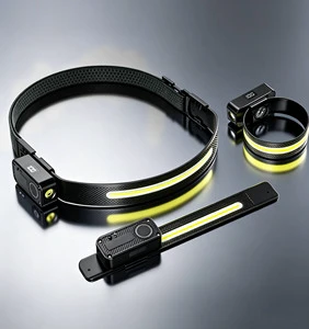New Headlamp Ultra Light Wrist Motions Sensor Outdoor Usb Bike Light Rechargeable Head Light Running Torch Led Bicycle Headlamp