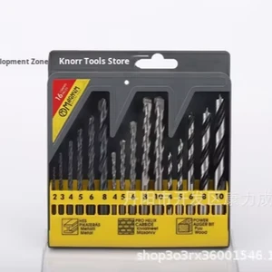 Promotional Wholesale High-Speed Steel HSS Multifunctional Drill Bit Set 3mm 6mm Diameter for Construction Masonry Woodworking