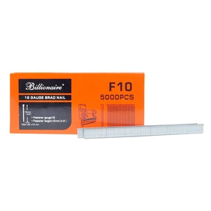 18 Gauge F 10 Height Size 2/5 INCH Leg Strip Brad Zinc Coated Finishing Nail for Wood