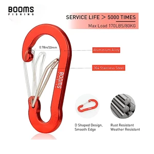 Custom Logo Colorful Aluminum Carabiner Hook Climbing D Shape Snap Hook Aluminium Rock Promotional Keychain CC5 Carabiners Clips