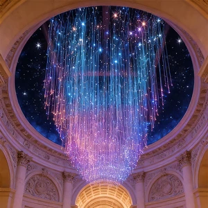 Commercial RGB Fiber Optic Decorative Light IP65 Outdoor Waterproof for Plaza Tree Architectural Landscape Lighting