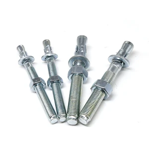 Fasteners Manufacturers Custom Wedge Anchor 4.8 Galvanized Heavy Duty Concrete Sleeve Anchor
