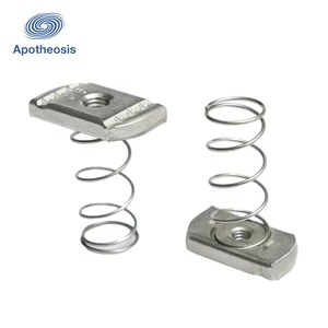 APO M10 Short Spring Nut Electro Galvanized Carbon Steel Fastener