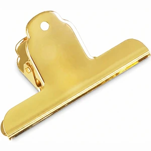 Weisita Nordic Style Gold Stainless Steel Spring Clip 145mm Strong Adsorption Force Ticket Holder Sketch Board File Storage